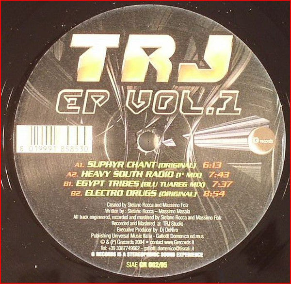 TRJ : EP Vol. 1 (12", EP)