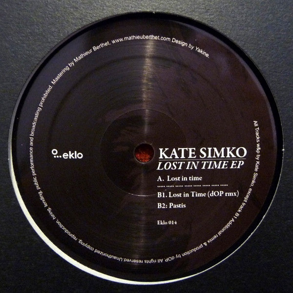 Kate Simko : Lost In Time EP (12", EP)