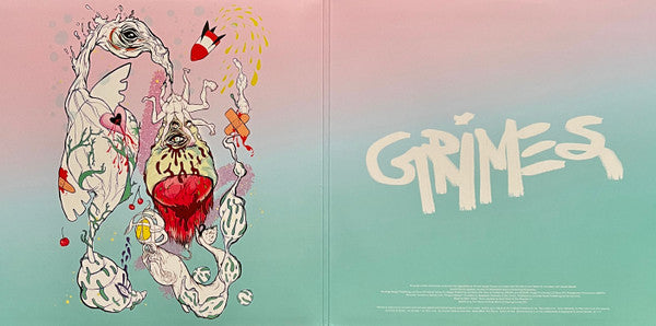 Grimes (4) : Art Angels (LP, Album, Club, Ltd, Num, RE, Red)