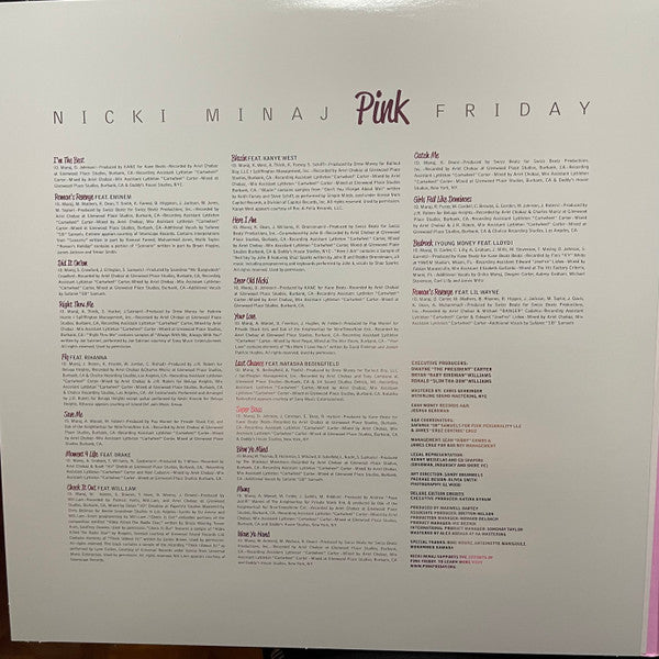 Nicki Minaj : Pink Friday (3xLP, Album, Dlx, RE, Pin)