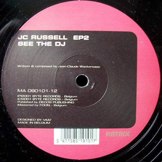 JC Russell : EP 2 (12", EP)