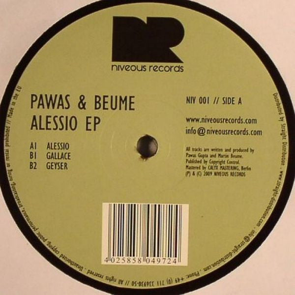 Pawas & Beume : Alessio EP (12", EP)