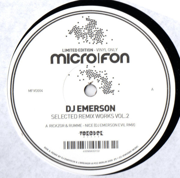 DJ Emerson : Selected Remix Works Vol.2 (12")