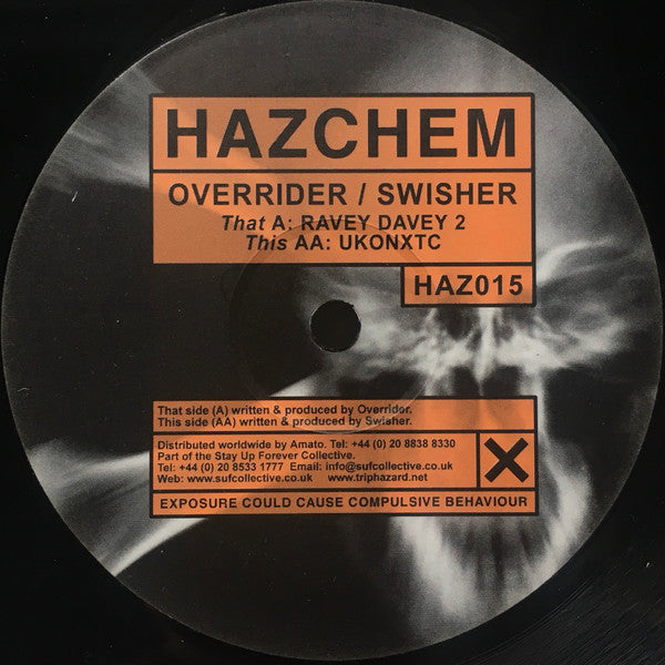 Overrider / Swisher : Ravey Davey 2 / Ukonxtc (12")