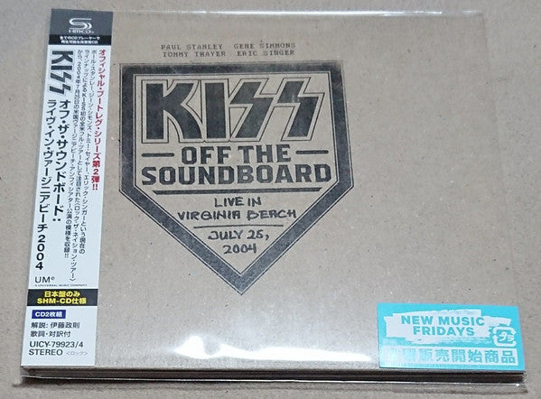 Kiss : Off The Soundboard Live In Virginia Beach July 25, 2004 (2xCD, Album, SHM)