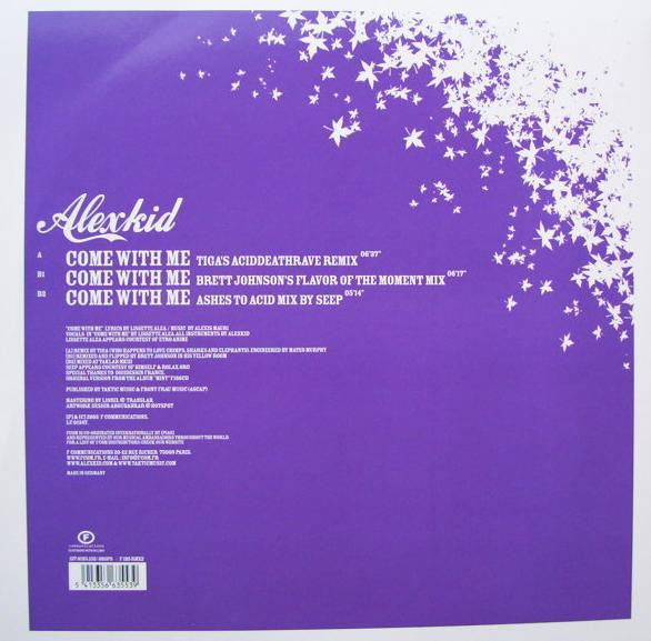 Alexkid With Lissette Alea : Come With Me (Revisited By Tiga, Brett Johnson & Seep) (12")