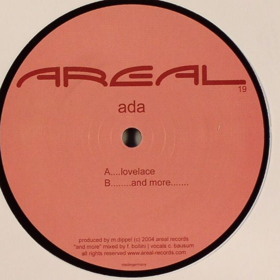 Ada : Lovelace / ...And More (12")