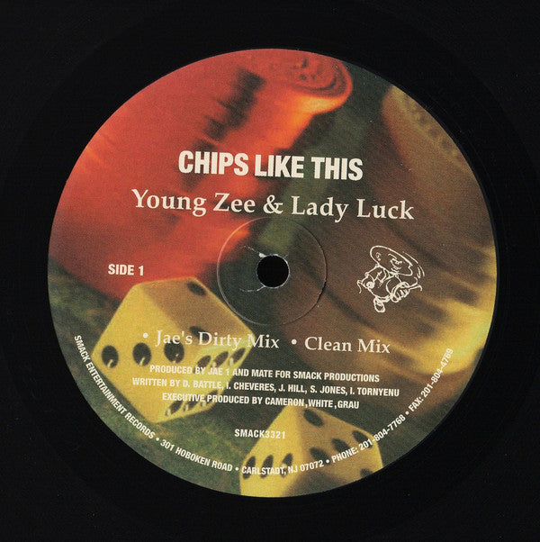 Young Zee & Lady Luck : Chips Like This (12", Single)