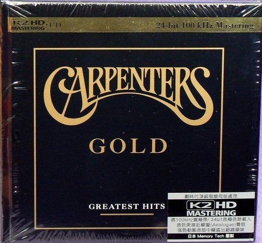 Carpenters : Gold:  Greatest Hits (CD, Comp, Ltd, K2 )