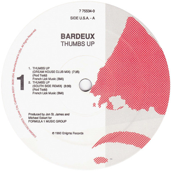 Bardeux : Thumbs Up (12")