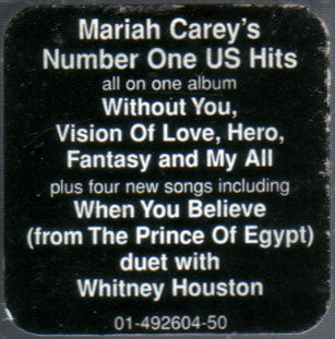 Mariah Carey : #1's (MD, Comp)