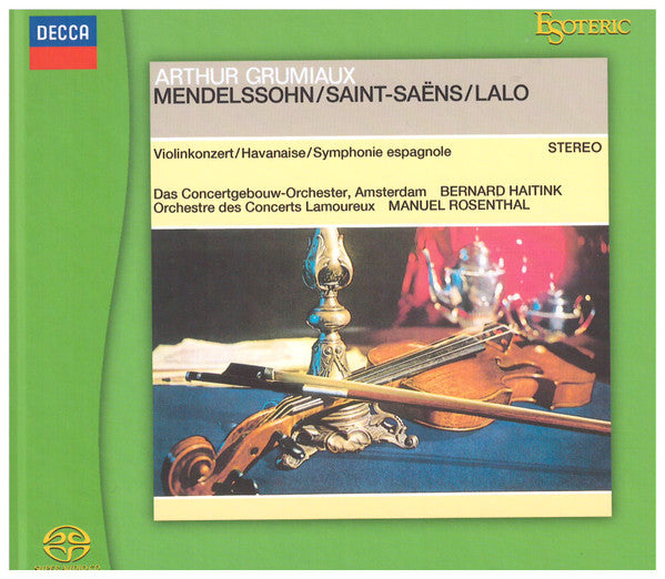 Arthur Grumiaux, Mendelssohn*, Saint-Saëns*, Lalo*, Das Concertgebouw-Orchester, Amsterdam*, Bernard Haitink, Orchestre Des Concerts Lamoureux, Manuel Rosenthal : Violinkonzert / Havanaise / Symphonie Espagnole (SACD, Hybrid, Comp, Ltd, RM)