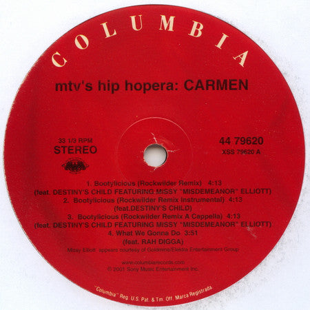 Various : MTV's Hip Hopera: Carmen (12")