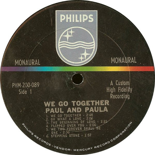 Paul & Paula : We Go Together (LP, Album, Mono)