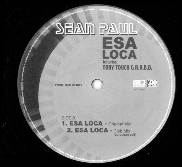 Sean Paul : Esa Loca (12")