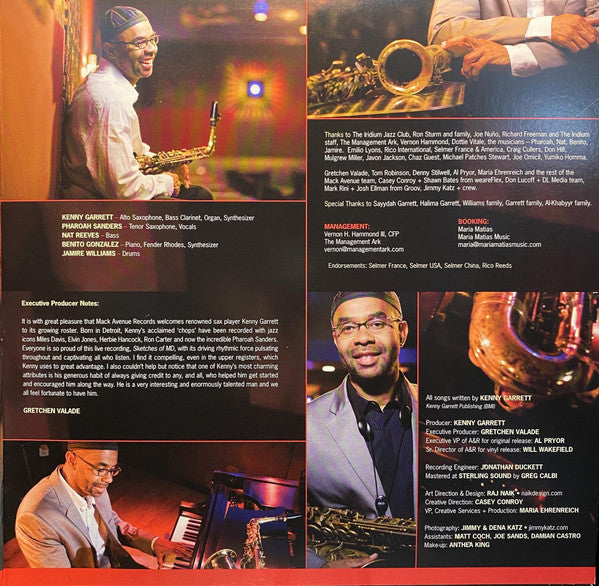 Kenny Garrett : Sketches Of MD (Live At The Iridium Featuring Pharoah Sanders) (2xLP, Album, RSD, Ltd, Num, RE, Red)