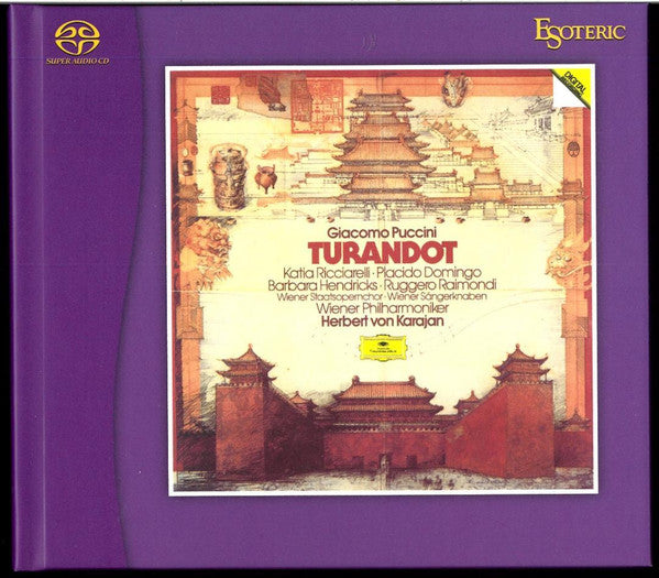 Giacomo Puccini - Katia Ricciarelli • Placido Domingo • Barbara Hendricks • Ruggero Raimondi • Wiener Staatsopernchor • Wiener Sängerknaben* • Wiener Philharmoniker • Herbert von Karajan : Turandot (2xSACD, Hybrid, Album, Ltd, RM)