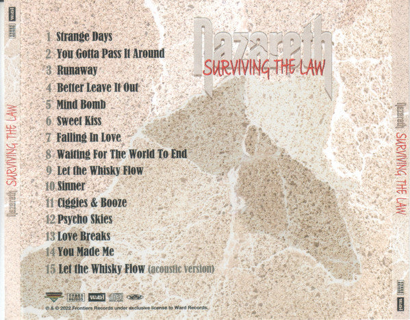 Nazareth (2) : Surviving The Law (CD, Album)