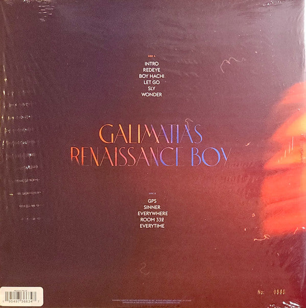 Galimatias : Renaissance Boy (LP, Album, Ltd, Num, Blu)