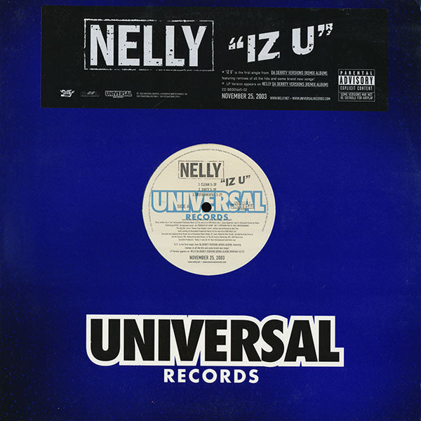 Nelly : Iz U (12", Promo)