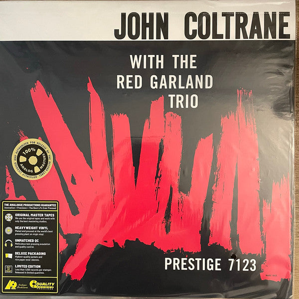 John Coltrane With The Red Garland Trio : John Coltrane With The Red Garland Trio (LP, Album, Mono, Ltd, RE, RP, 200)