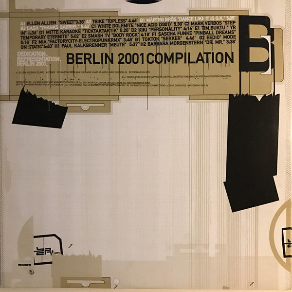 Various : Berlin 2001 Compilation (12", Comp, A/B)