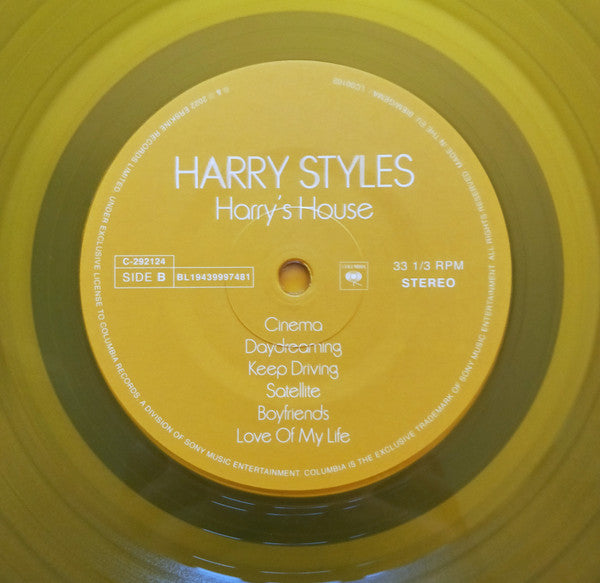 Harry Styles : Harry’s House (LP, Album, Ltd, Yel)