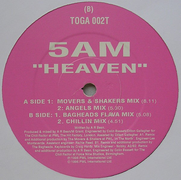 5am : Heaven (12")