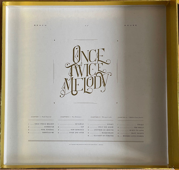 Beach House : Once Twice Melody (LP, Gol + LP, Cle + Box, Album, Ltd)