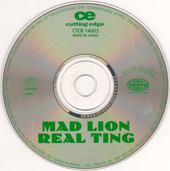 Mad Lion : Real Ting (CD, Album)