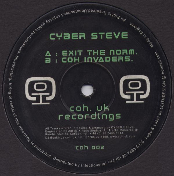 Cyber Steve : Exit The Norm (12")