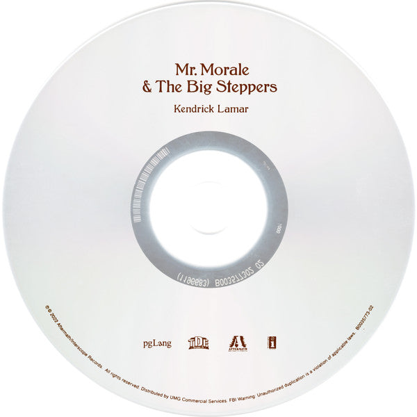 Kendrick Lamar : Mr. Morale & The Big Steppers (CD, Album)