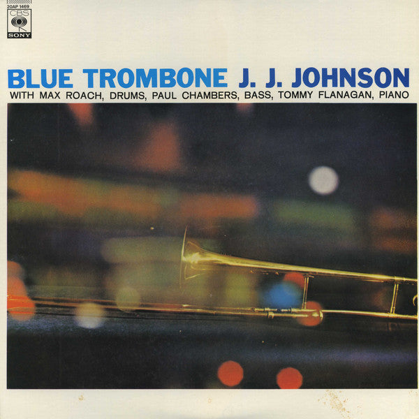 J.J. Johnson : Blue Trombone (LP, Album, Mono, RE)