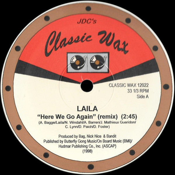 Laila Bagge / Shades (2) : Here We Go Again (Remix) / Tell Me (I'll Be Around) (12", Unofficial)