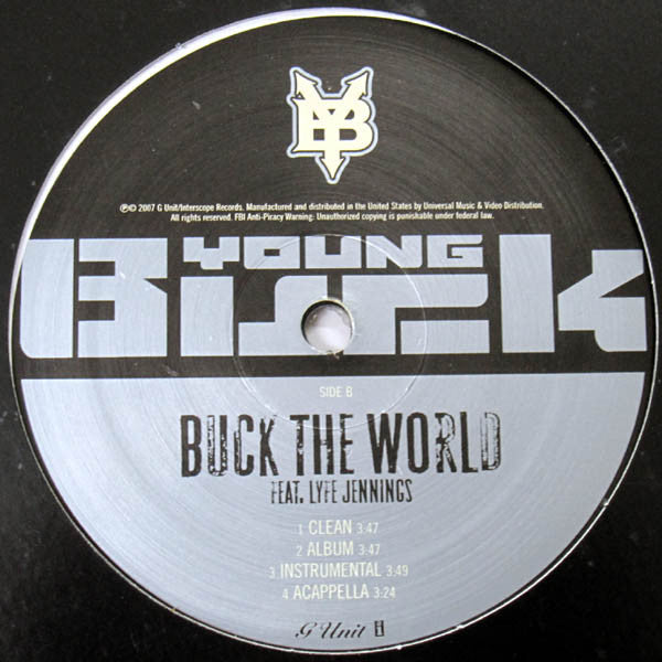 Young Buck : U Ain't Goin Nowhere / Buck The World (12", Single, Promo)