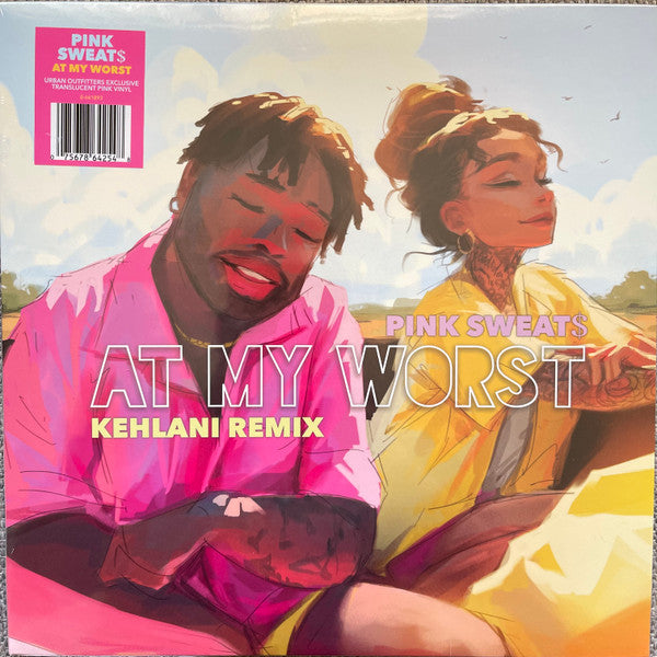 Pink Sweat$ Featuring Kehlani : At My Worst Kehlani Remix (12", Single, Ltd, Pin)