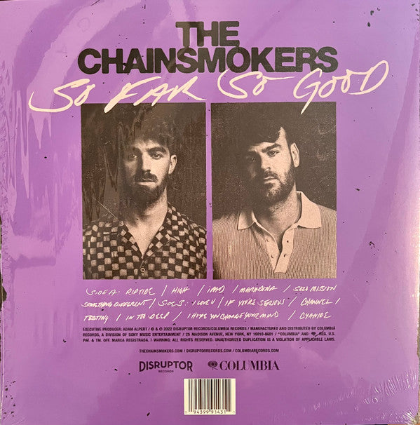 The Chainsmokers : So Far So Good (LP, Album, Whi)