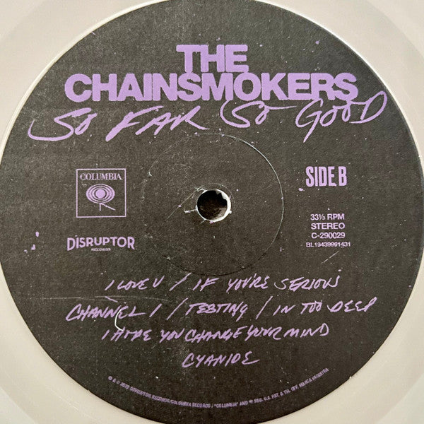 The Chainsmokers : So Far So Good (LP, Album, Whi)