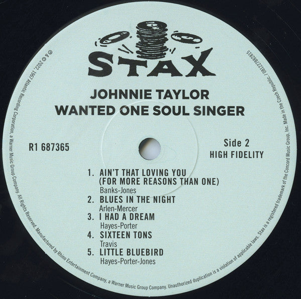 Johnnie Taylor : Wanted One Soul Singer (LP, Album, Mono, Club, RE, RM)