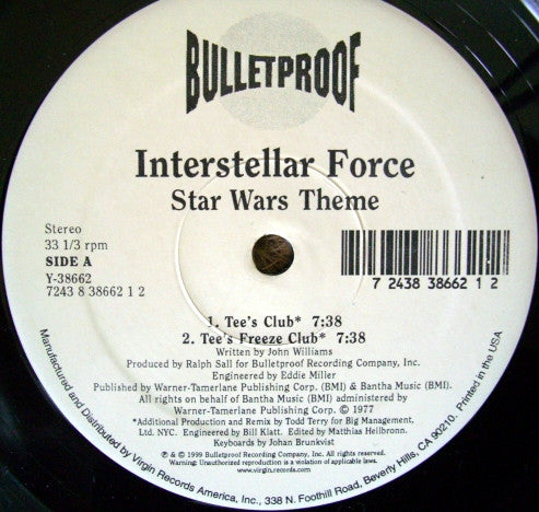 Interstellar Force : Star Wars Theme (12")