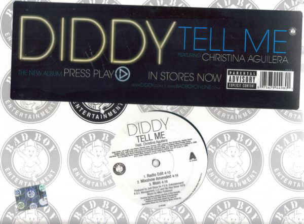 P. Diddy Feat. Christina Aguilera : Tell Me (12", Single)