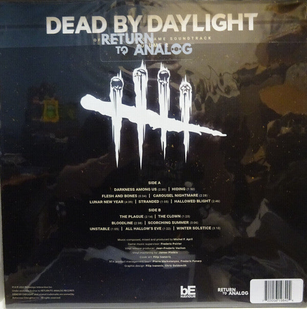 Michel F. April : Dead By Daylight (Official Video Game Soundtrack), Volume 2 (LP, RSD, Ltd, Cle)