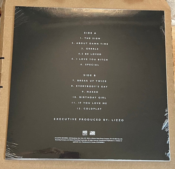 Lizzo : Special (LP, Album, Ora)