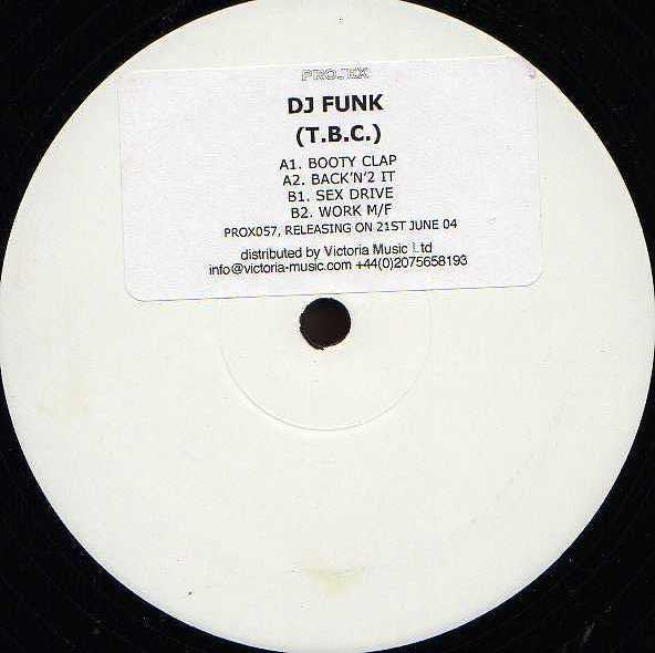 DJ Funk : (T.B.C.) (12", EP, Promo, W/Lbl)