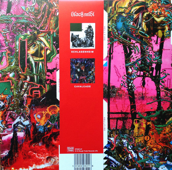 Black Midi = Black Midi : Hellfire = 地獄の業火 (LP, Album, Ltd + Flexi, 7", S/Sided)