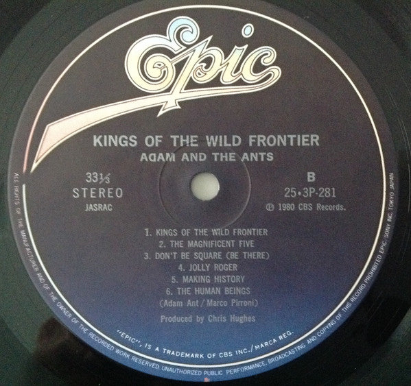 Adam And The Ants : Kings Of The Wild Frontier (LP, Album)