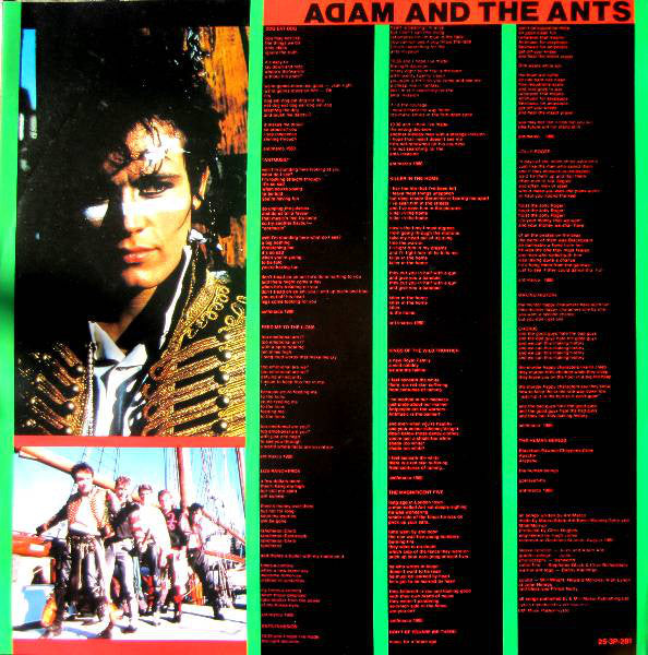 Adam And The Ants : Kings Of The Wild Frontier (LP, Album)