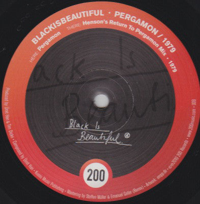 BlackIsBeautiful : Pergamon / 1979 (12")