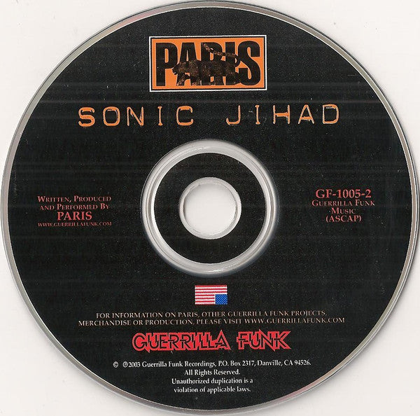 Paris (2) : Sonic Jihad (CD, Album)