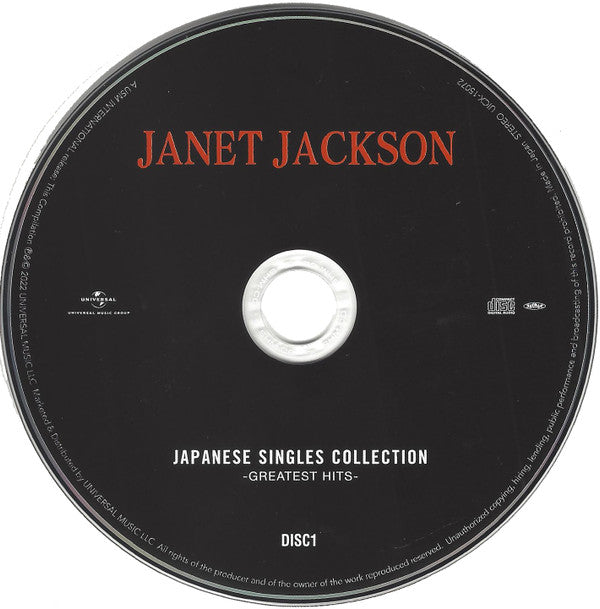 Janet Jackson : Japanese Singles Collection -Greatest Hits- (2xCD, Comp, RM, SHM + DVD-V, NTSC, MPE)